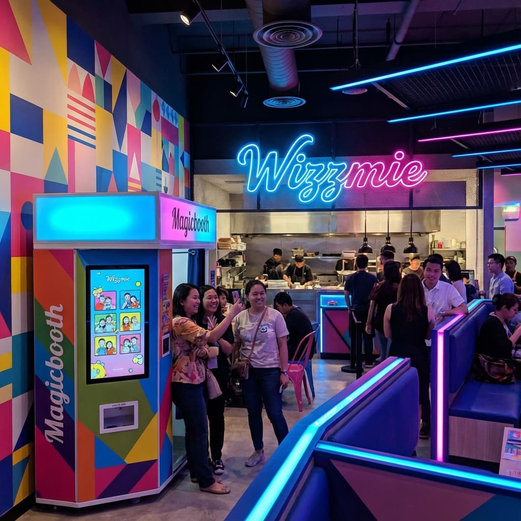 Magicbooth location Wizzmie Soekarno Hatta