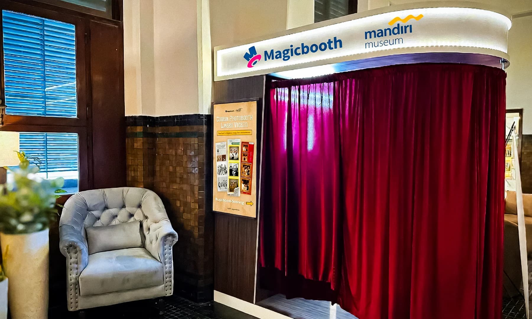 Magicbooth location Museum Mandiri